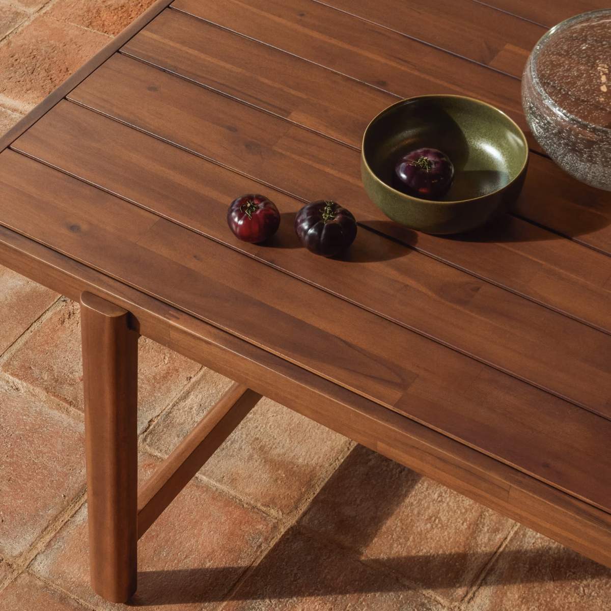 Kave Home Itani outdoor table in solid acacia wood 240 x 100cm FSC 100%