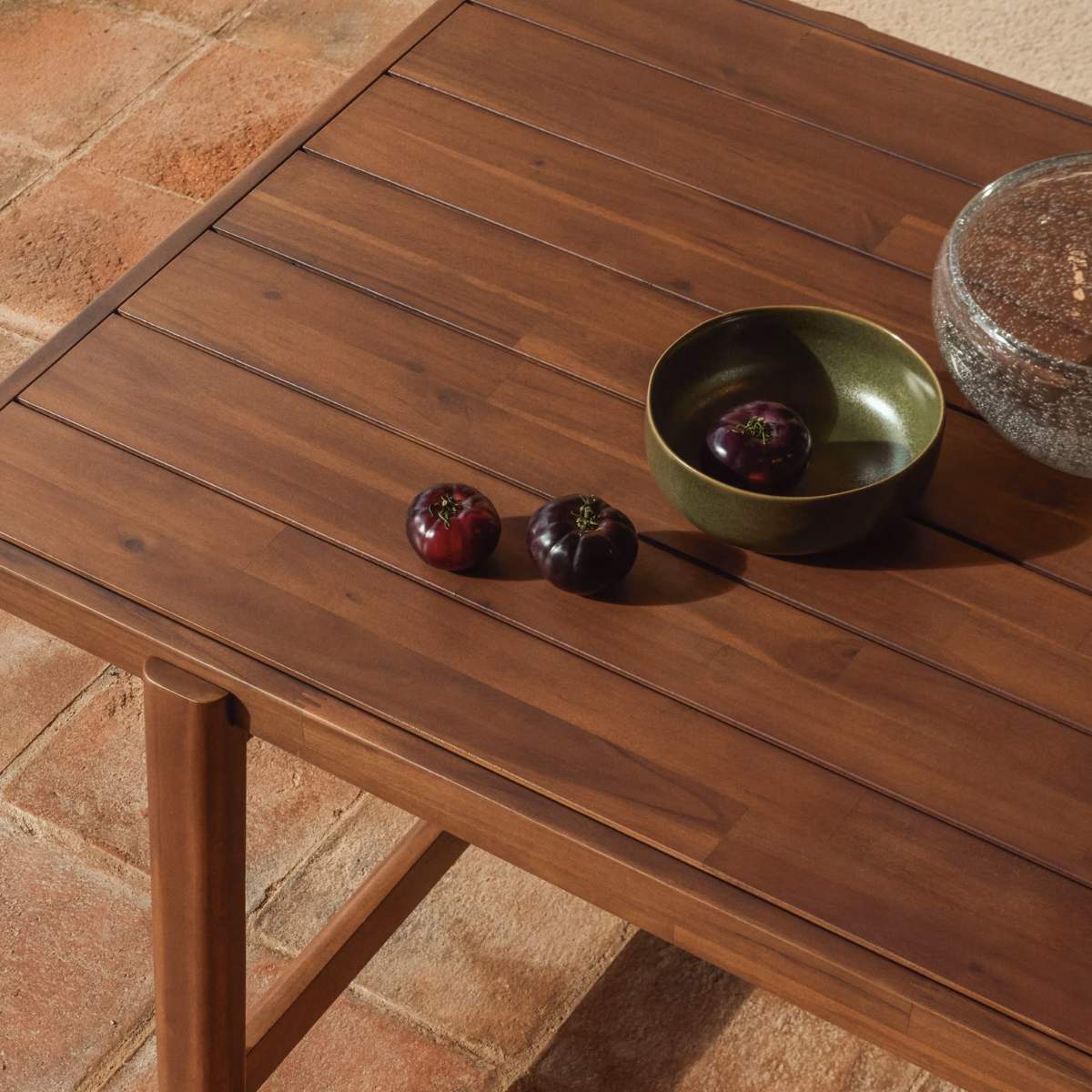 Kave Home Itani outdoor table in solid acacia wood 200 x 100cm FSC 100%