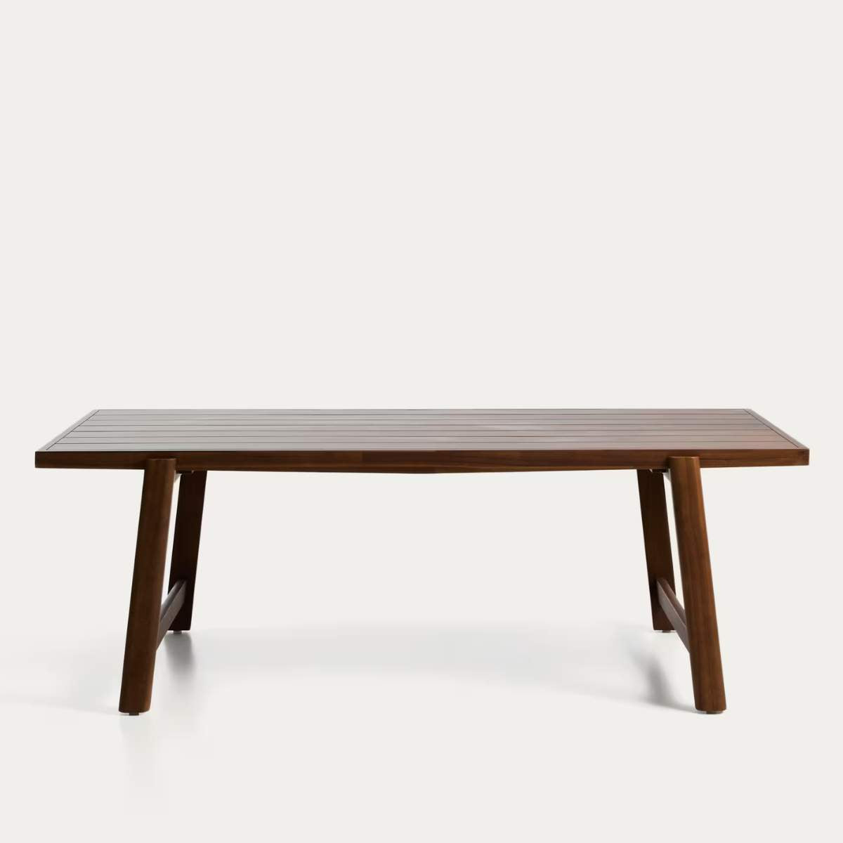 Kave Home Itani outdoor table in solid acacia wood 240 x 100cm FSC 100%