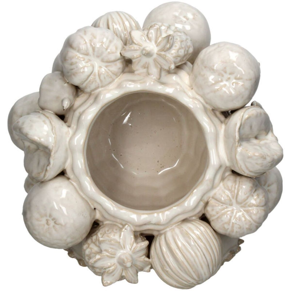 Libra Interiors Ivory Orchard Ceramic Vase Small