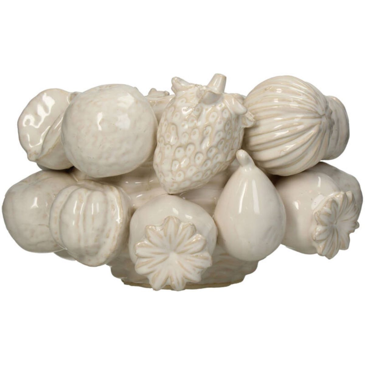 Libra Interiors Ivory Orchard Ceramic Vase Small