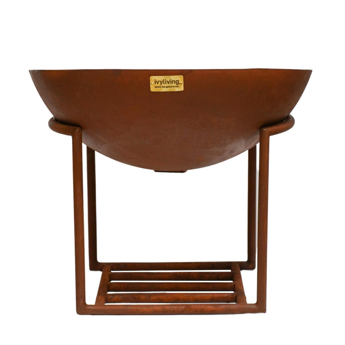 Ivyline Outdoor Cast Iron Fire Pit on Stand
