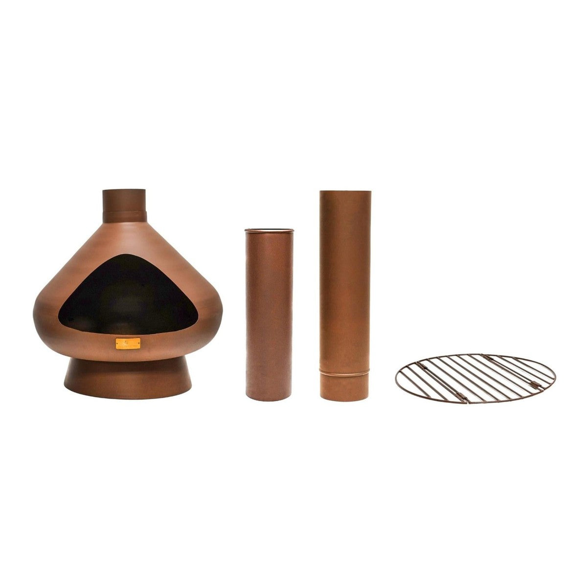 Ivyline Outdoor Fornax Fireplace Rust