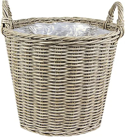 Ivyline Polyrattan Lined Planter