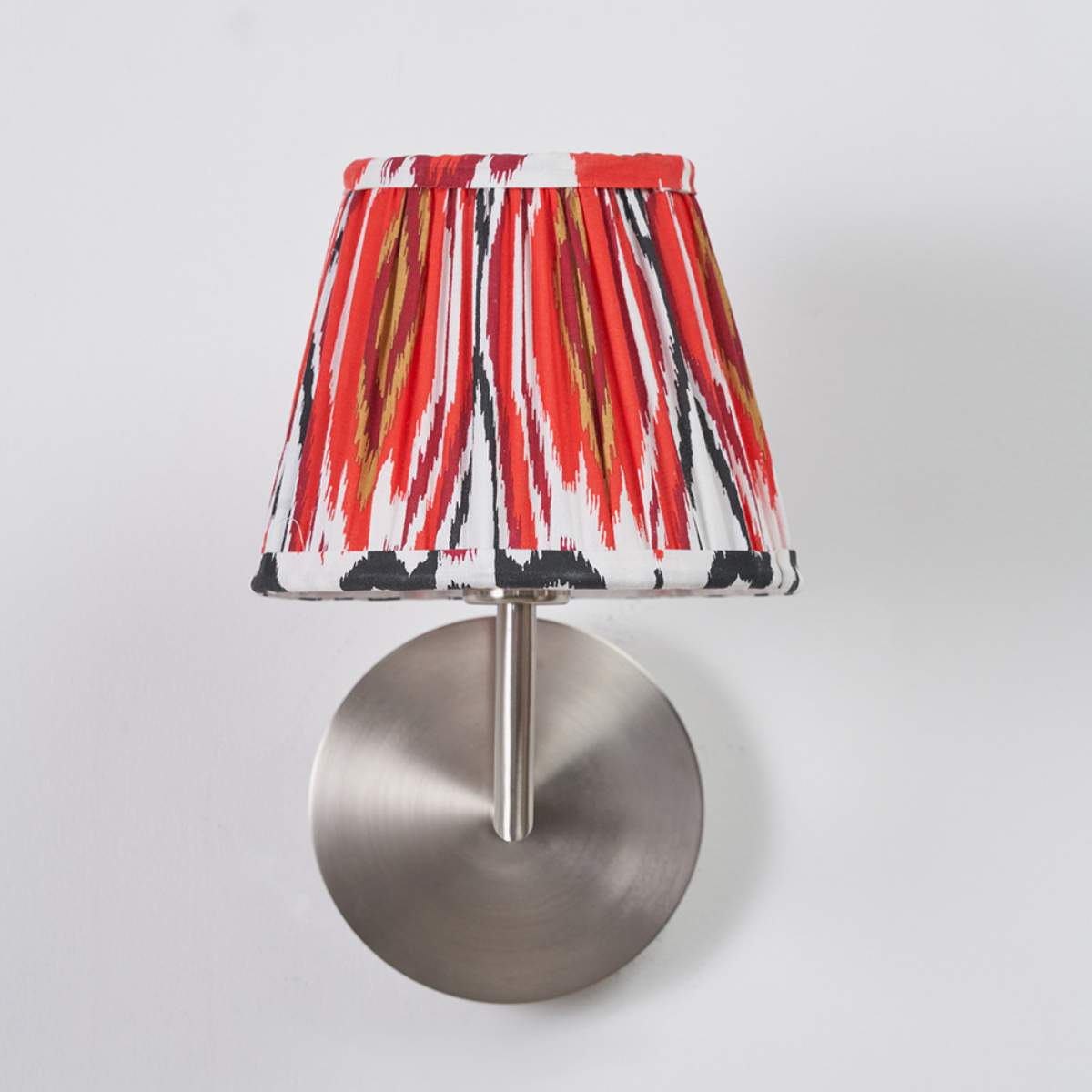 Pacific Lifestyle Izara Patterned Mushroom Pleat Tapered Lampshade