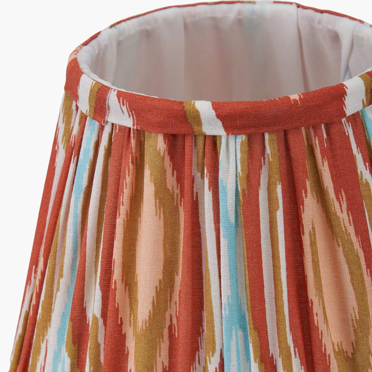 Pacific Lifestyle Izara Patterned Mushroom Pleat Tapered Lampshade