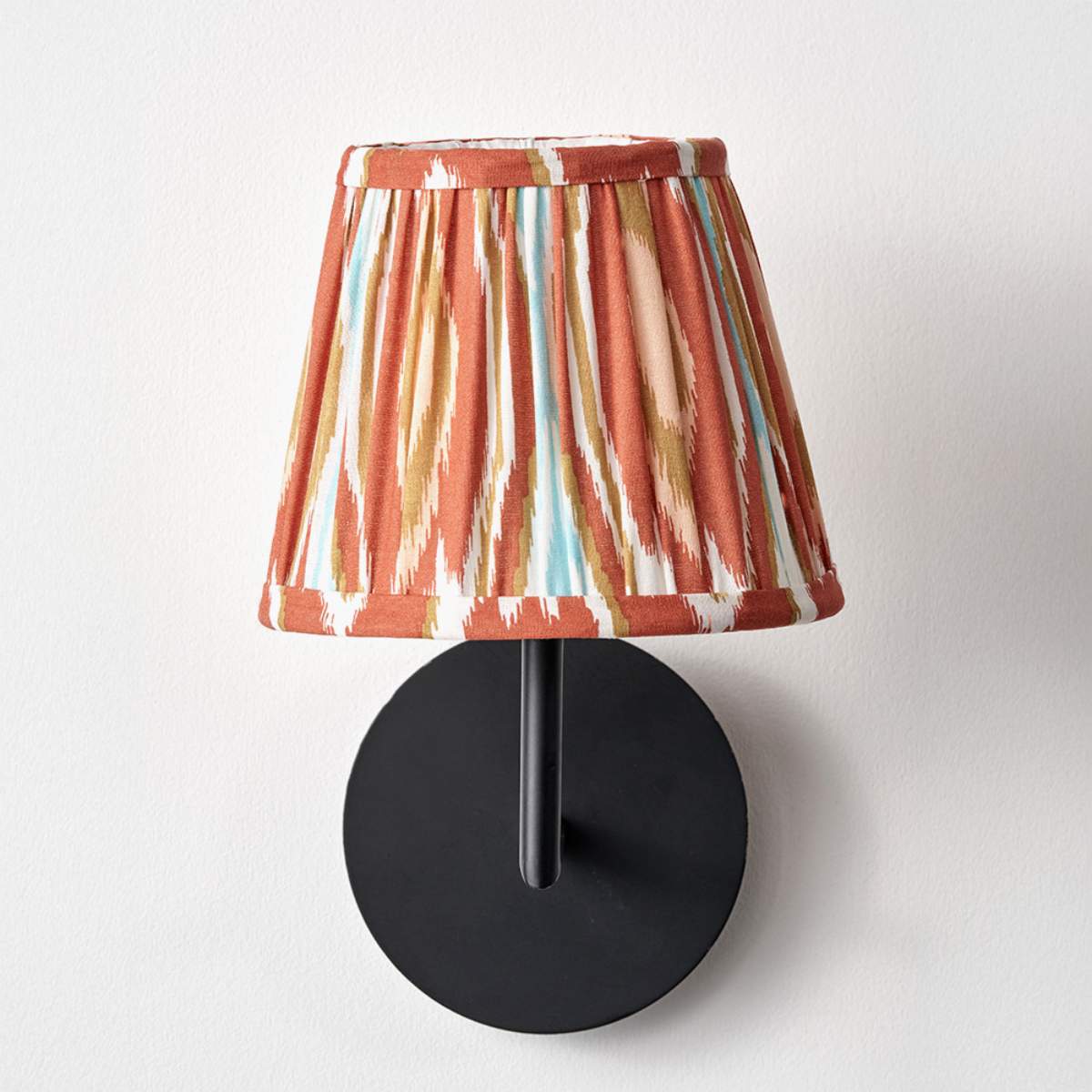 Pacific Lifestyle Izara Patterned Mushroom Pleat Tapered Lampshade