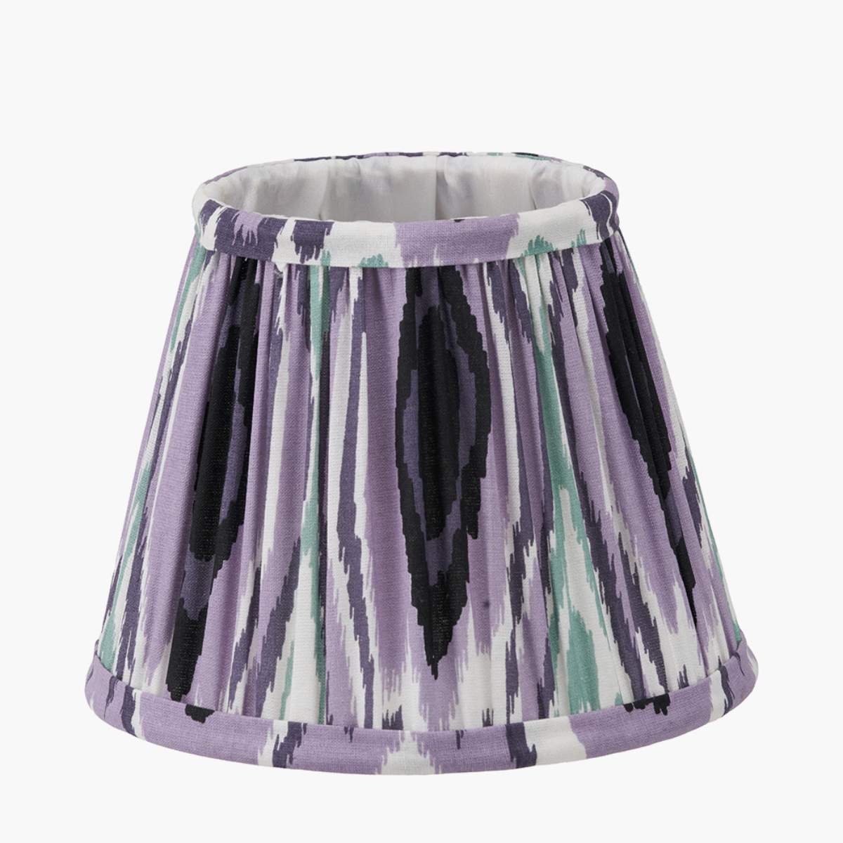 Pacific Lifestyle Izara Patterned Mushroom Pleat Tapered Lampshade