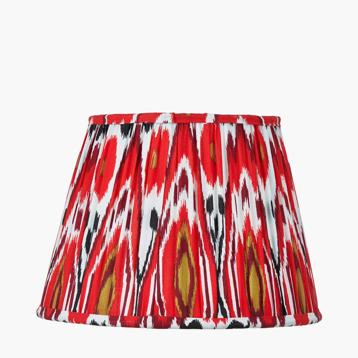 Pacific Lifestyle Izara Patterned Mushroom Pleat Tapered Lampshade