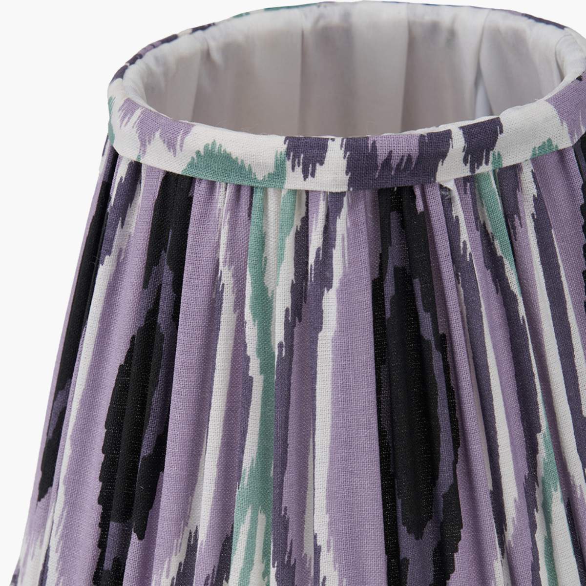 Pacific Lifestyle Izara Patterned Mushroom Pleat Tapered Lampshade