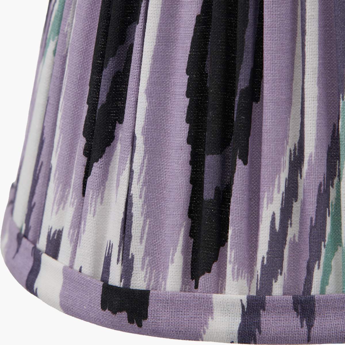 Pacific Lifestyle Izara Patterned Mushroom Pleat Tapered Lampshade