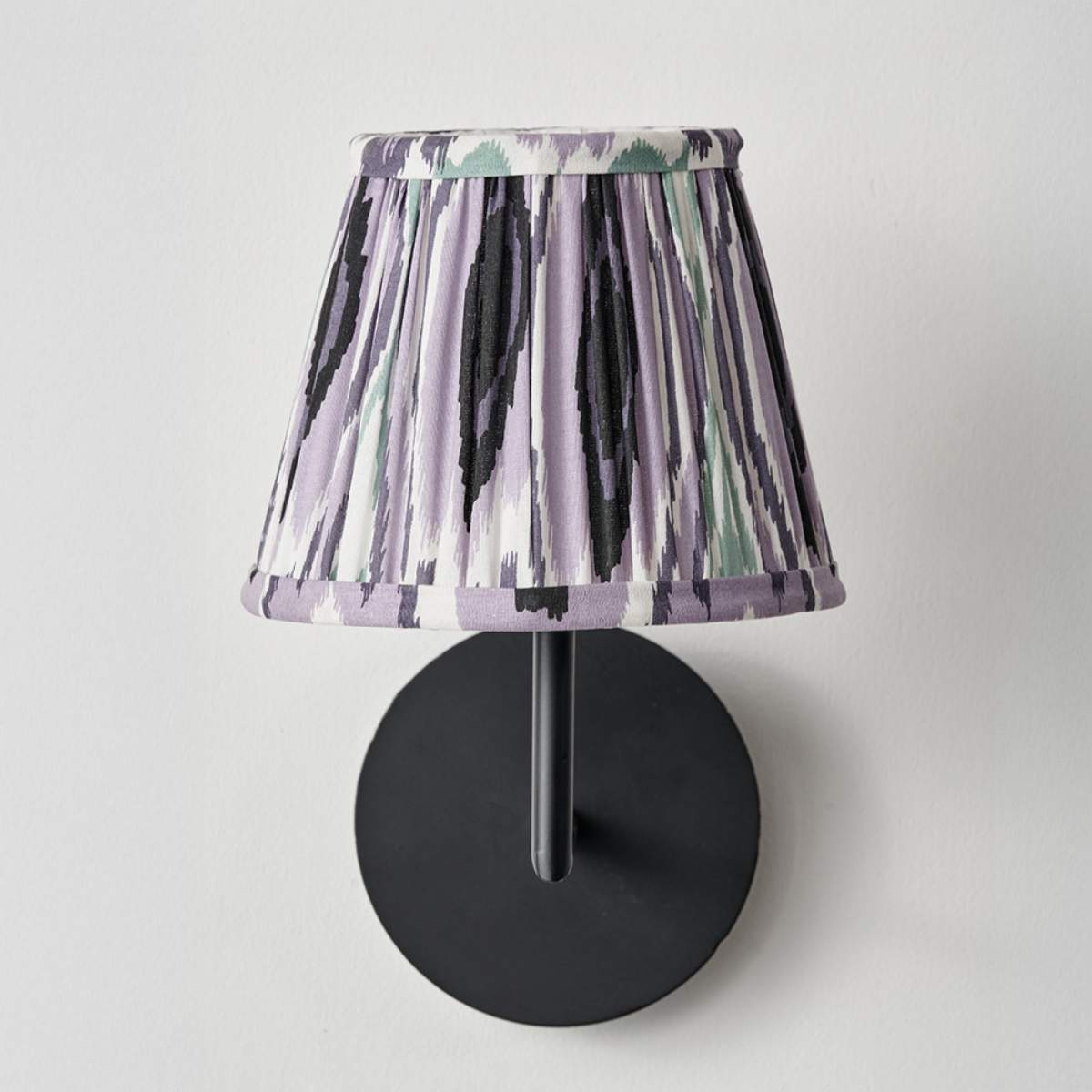 Pacific Lifestyle Izara Patterned Mushroom Pleat Tapered Lampshade