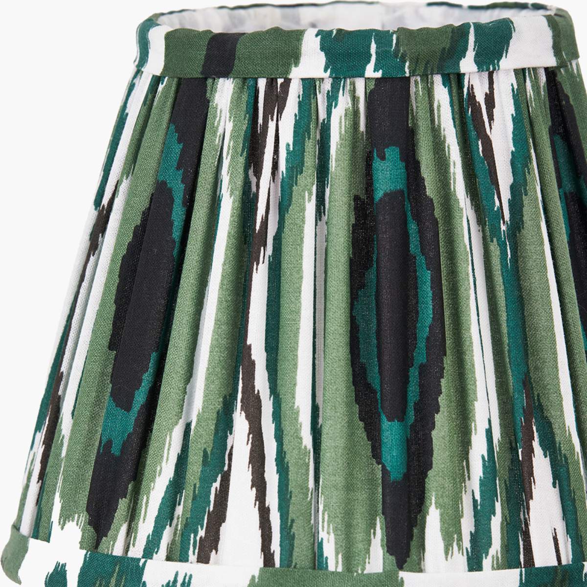 Pacific Lifestyle Izara Patterned Mushroom Pleat Tapered Lampshade