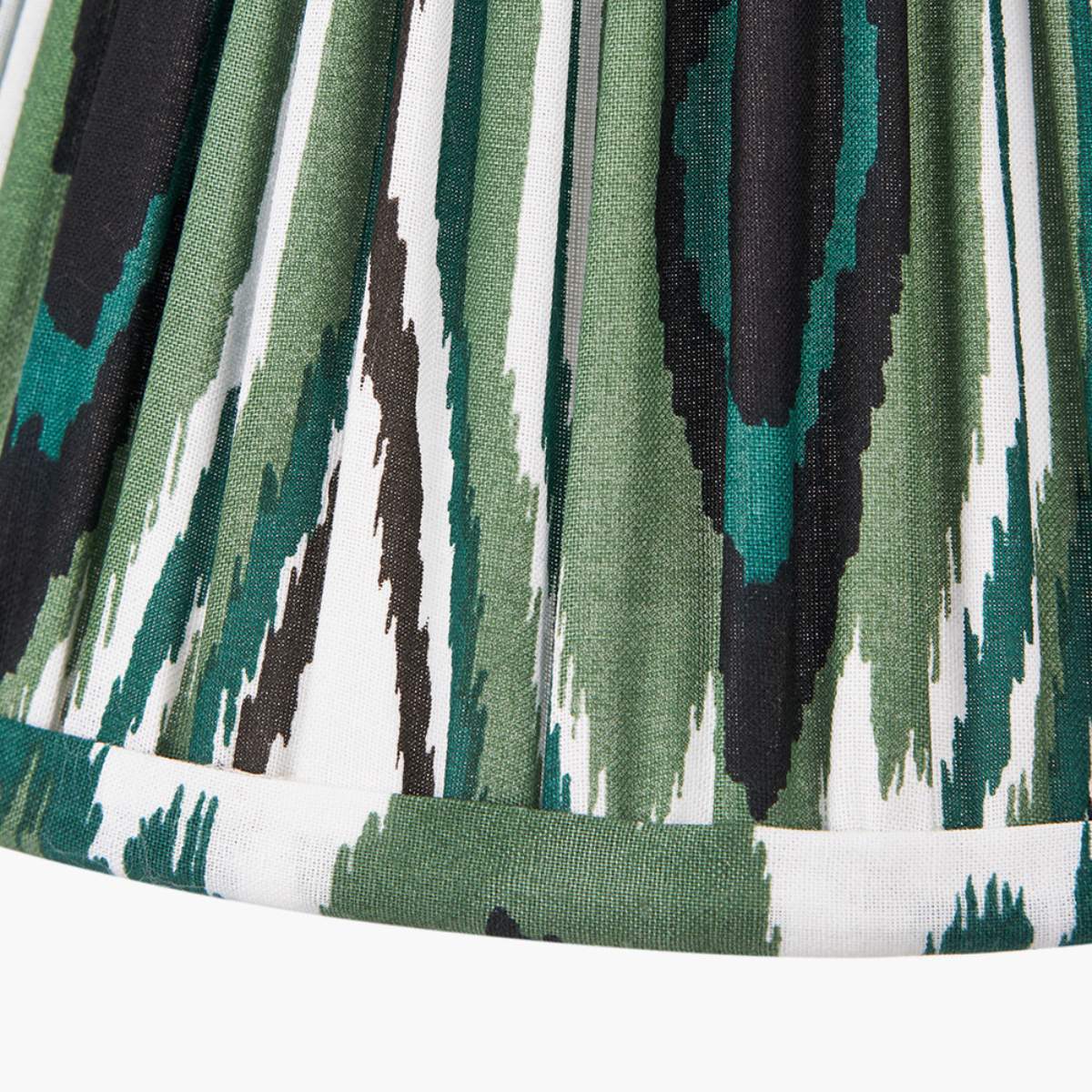 Pacific Lifestyle Izara Patterned Mushroom Pleat Tapered Lampshade