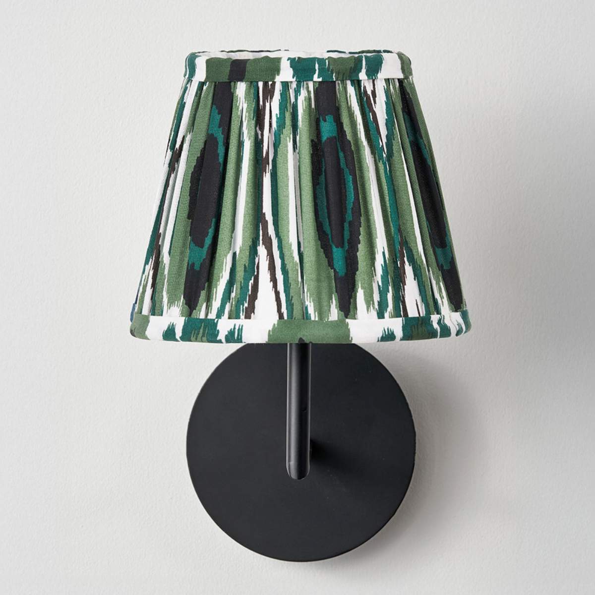 Pacific Lifestyle Izara Patterned Mushroom Pleat Tapered Lampshade