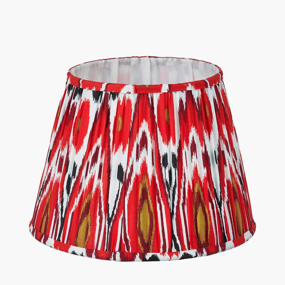 Pacific Lifestyle Izara Patterned Mushroom Pleat Tapered Lampshade