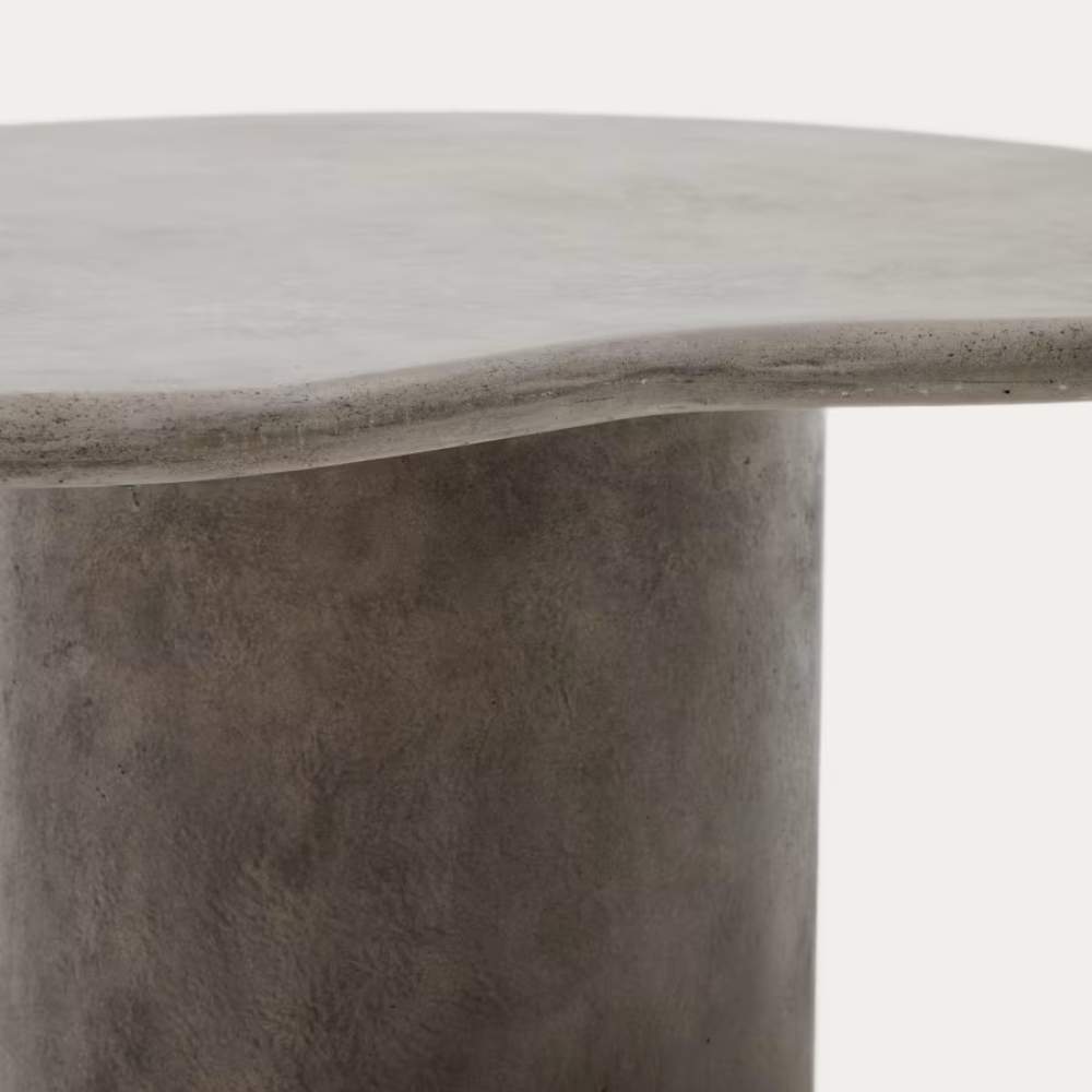 Kave Home Macarella Cement Coffee Table – 83 x 77 cm