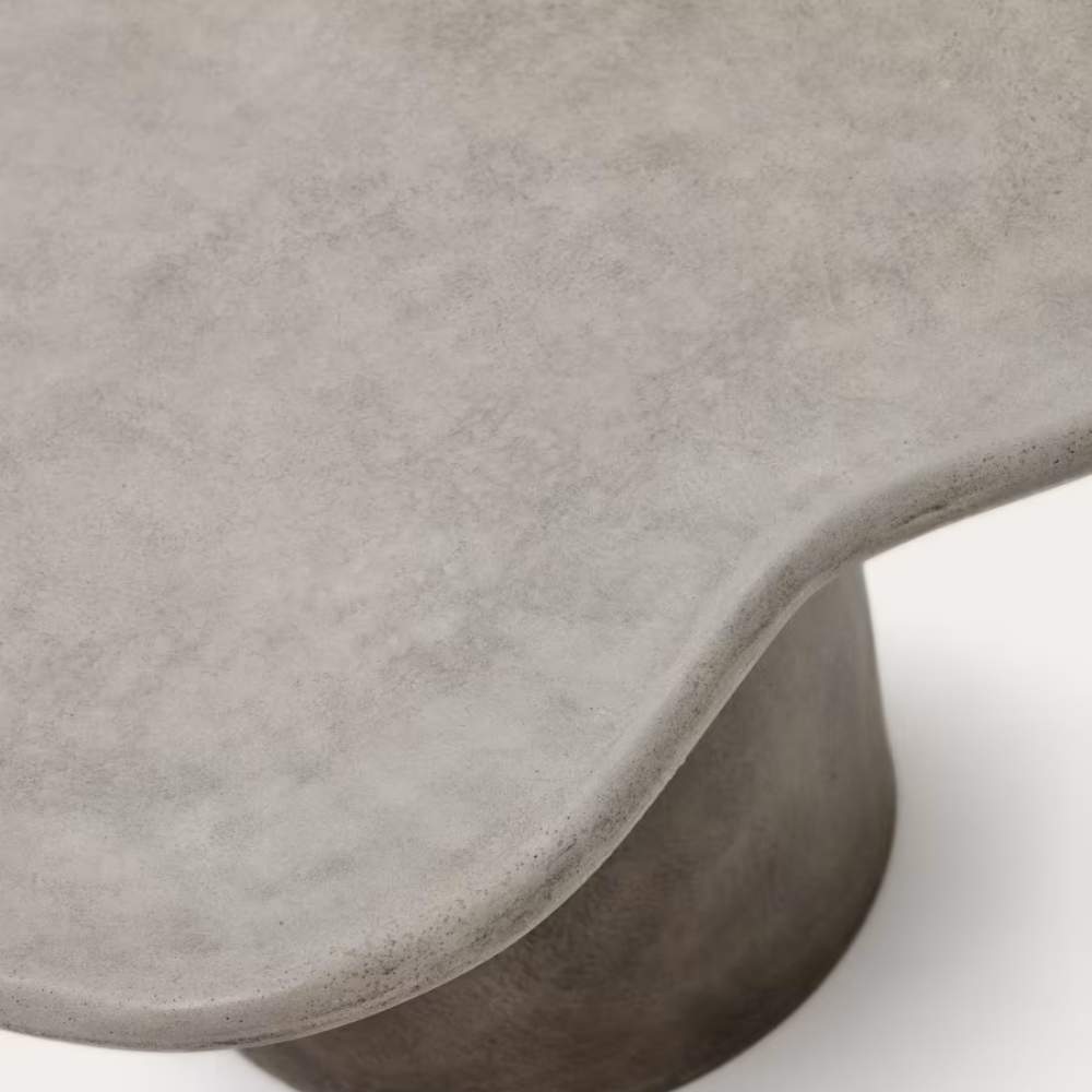 Kave Home Macarella Cement Coffee Table – 83 x 77 cm