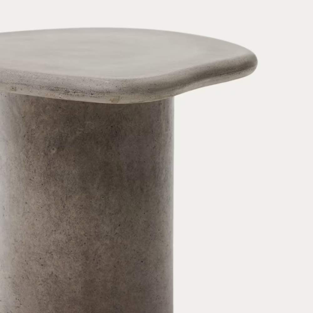 Kave Home Macarella Cement Side Table – 48 x 47 cm