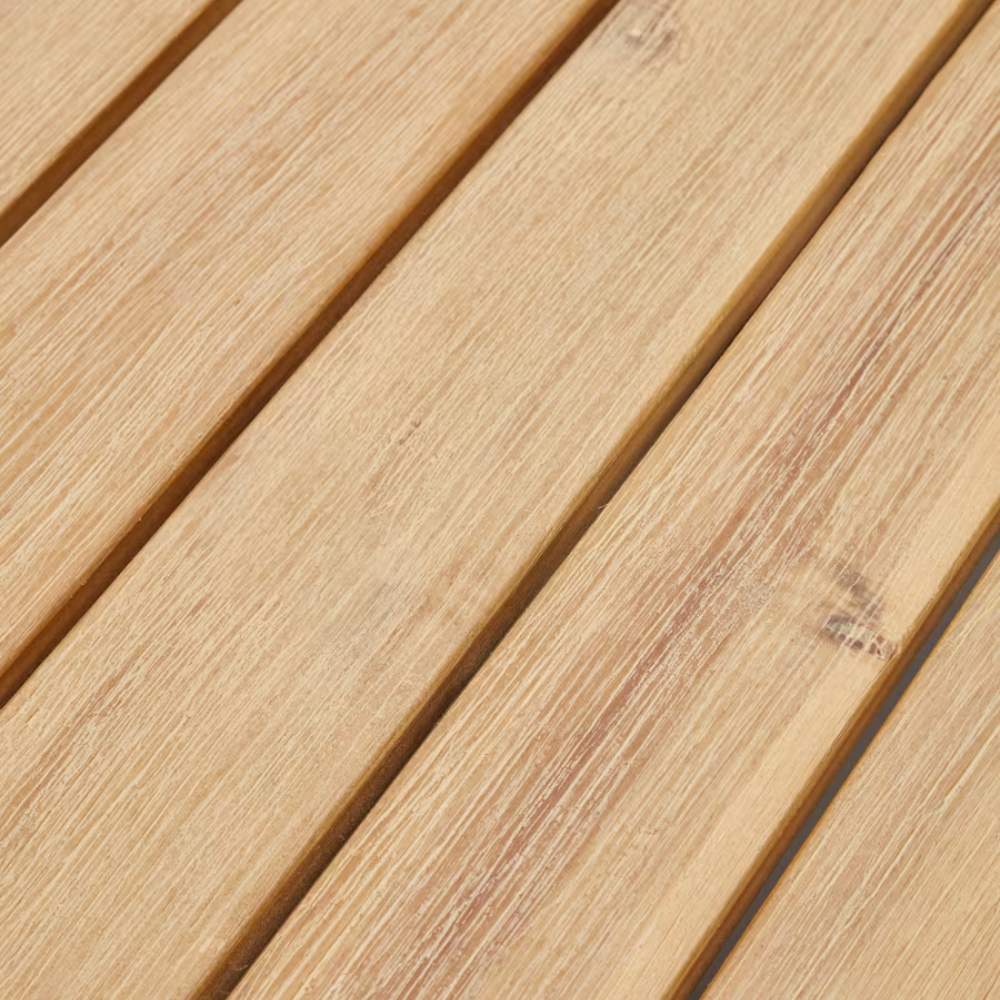 Kave Home Dandara Coffee Table – Steel, Beige Cord, and Solid Acacia Wood, Ø70 cm, FSC 100%