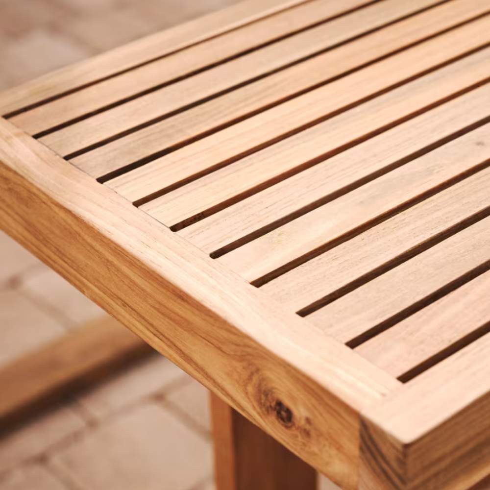 Canadell 130 cm Tall Bench - 100% Outdoor Solid Recycled Teak by Kave Home
