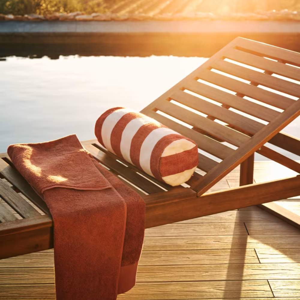 Kave Home Sulamita Outdoor Sun Lounger Made from Solid Acacia Wood FSC 100%