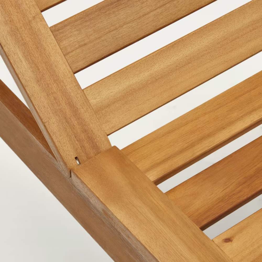 Kave Home Sulamita Outdoor Sun Lounger Made from Solid Acacia Wood FSC 100%