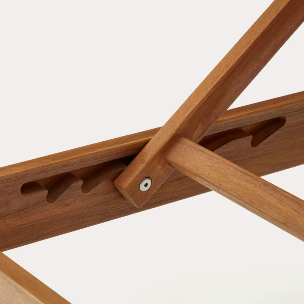 Kave Home Sulamita Outdoor Sun Lounger Made from Solid Acacia Wood FSC 100%