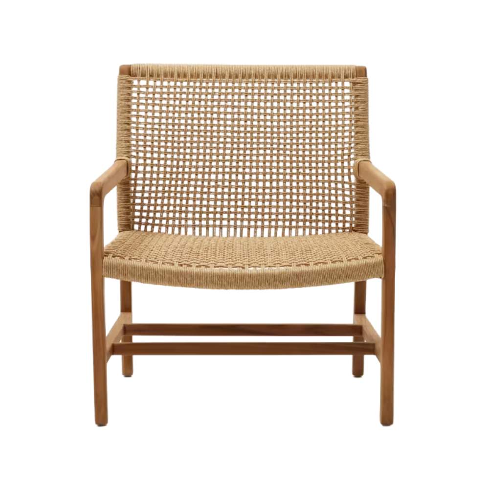 Kave Home Sabolla Armchair in Solid Teak