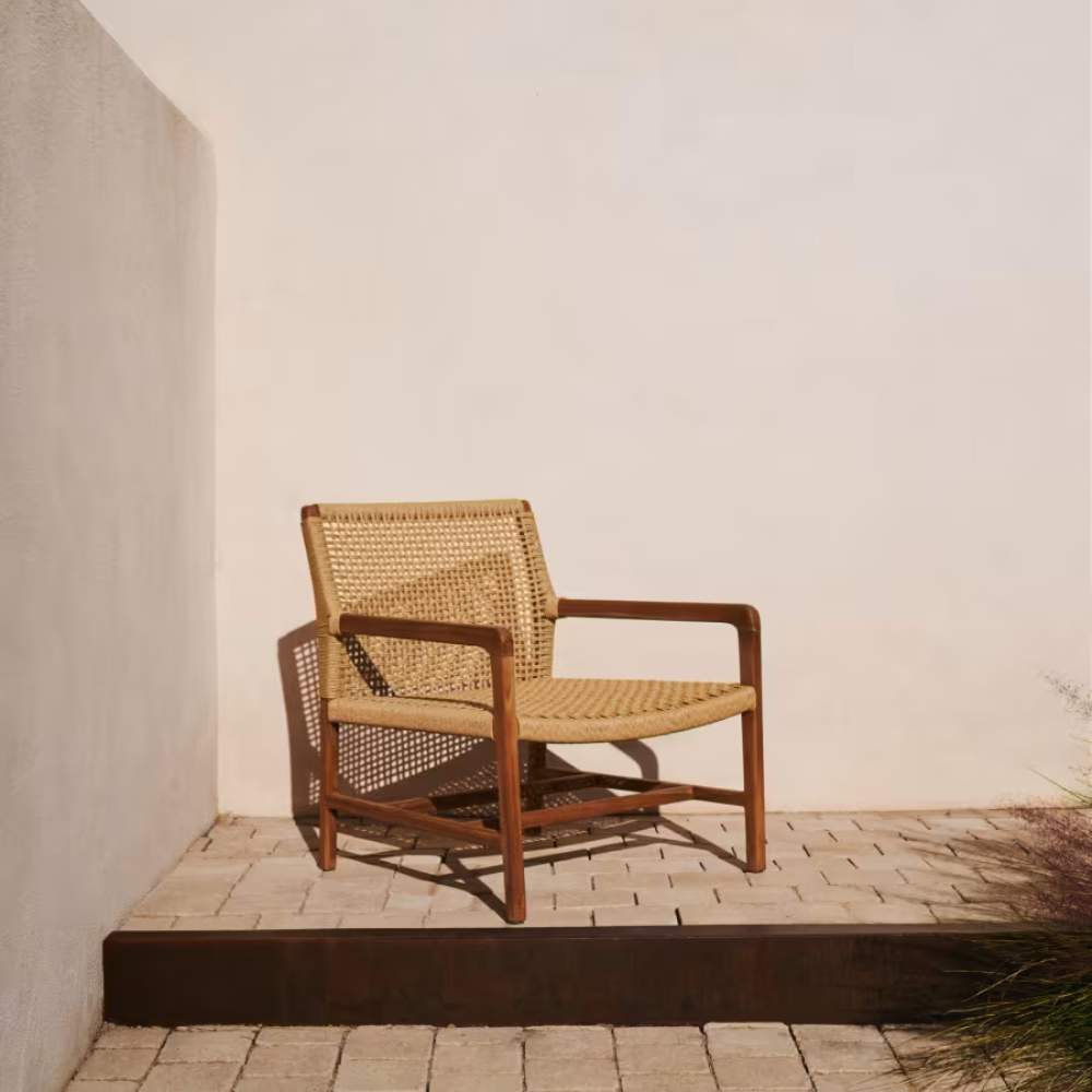 Kave Home Sabolla Armchair in Solid Teak