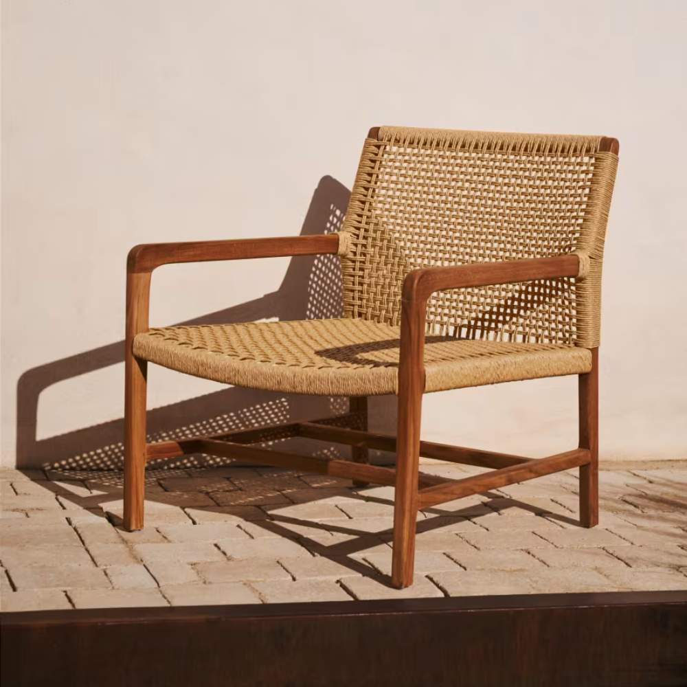 Kave Home Sabolla Armchair in Solid Teak