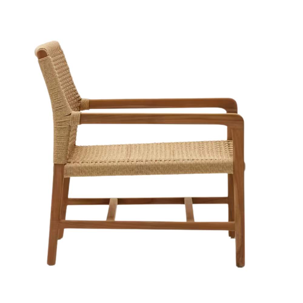 Kave Home Sabolla Armchair in Solid Teak