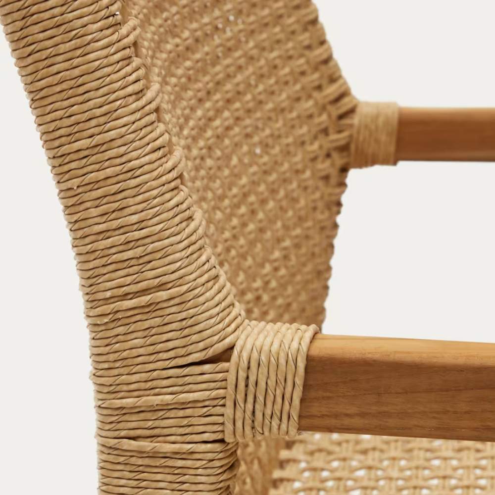 Kave Home Sabolla Armchair in Solid Teak