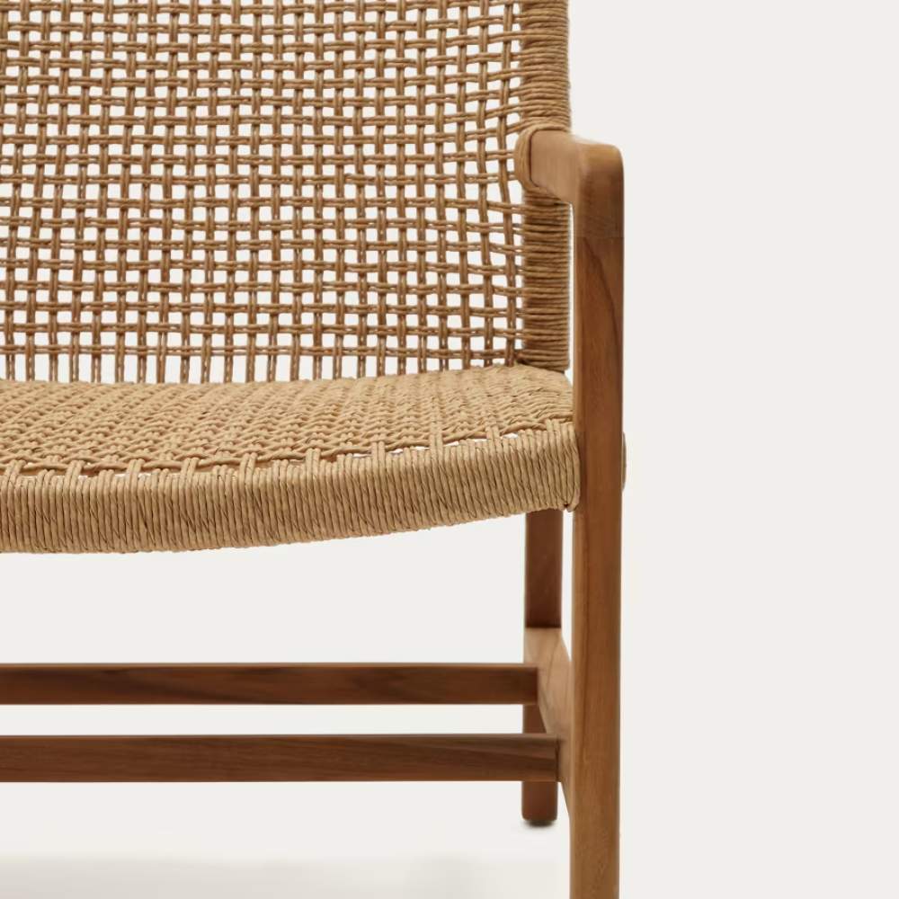 Kave Home Sabolla Armchair in Solid Teak