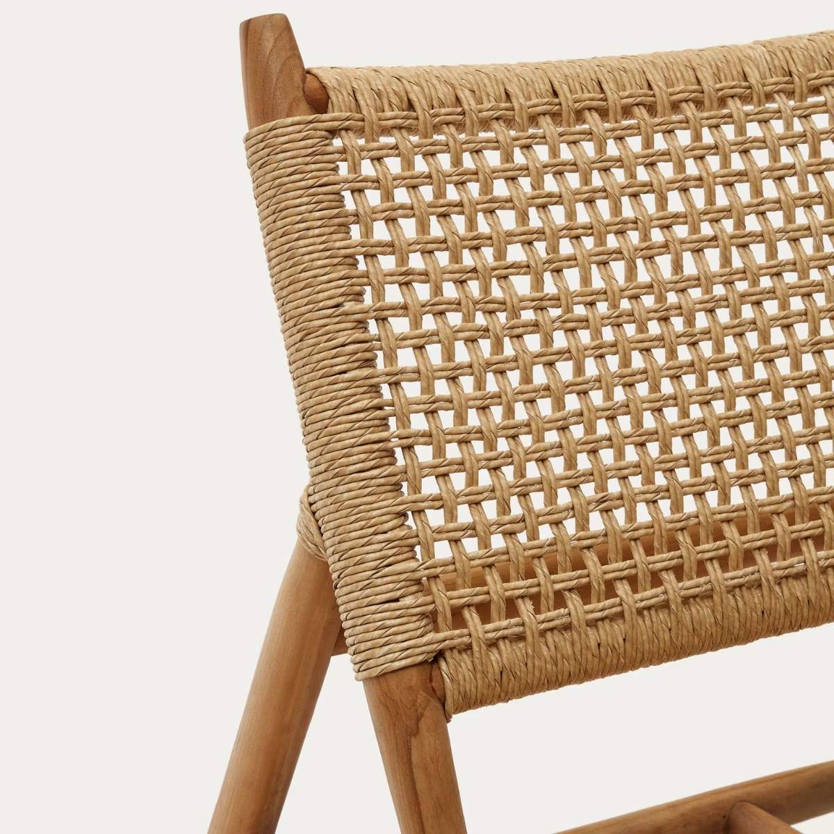 Kave Home Codolar Armchair In Solid Teak-Beaumonde