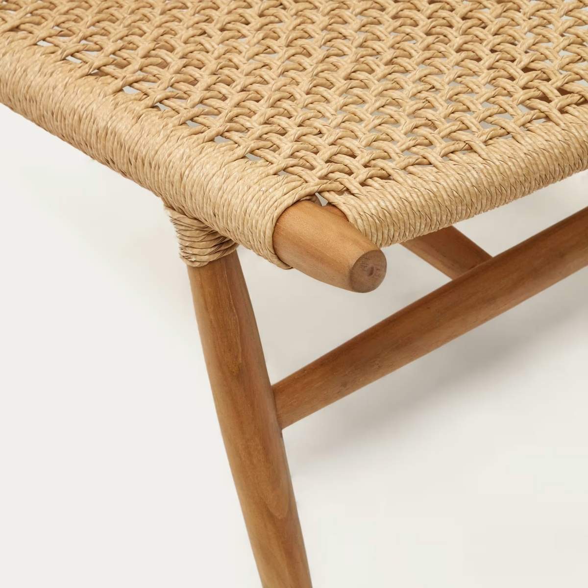 Kave Home Codolar Armchair In Solid Teak-Beaumonde