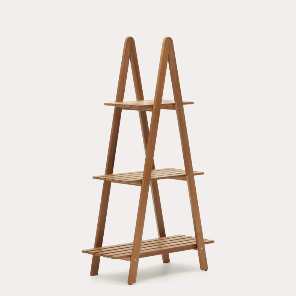 Kave Home Victora Outdoor Shelving Unit – Solid Acacia Wood, 80 x 140 cm, FSC 100%