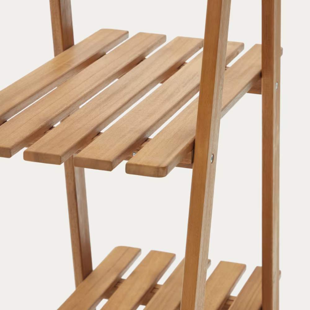 Kave Home Victora Outdoor Shelving Unit – Solid Acacia Wood, 80 x 140 cm, FSC 100%