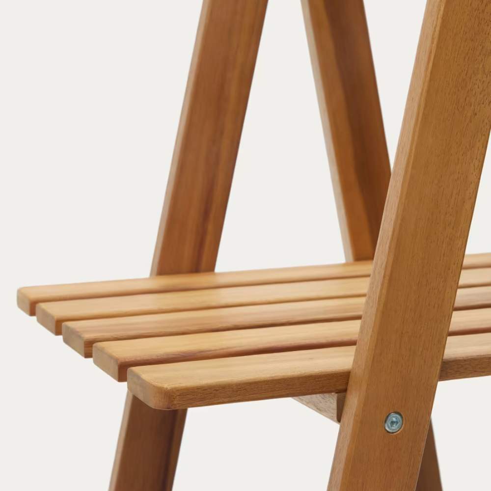 Kave Home Victora Outdoor Shelving Unit – Solid Acacia Wood, 80 x 140 cm, FSC 100%