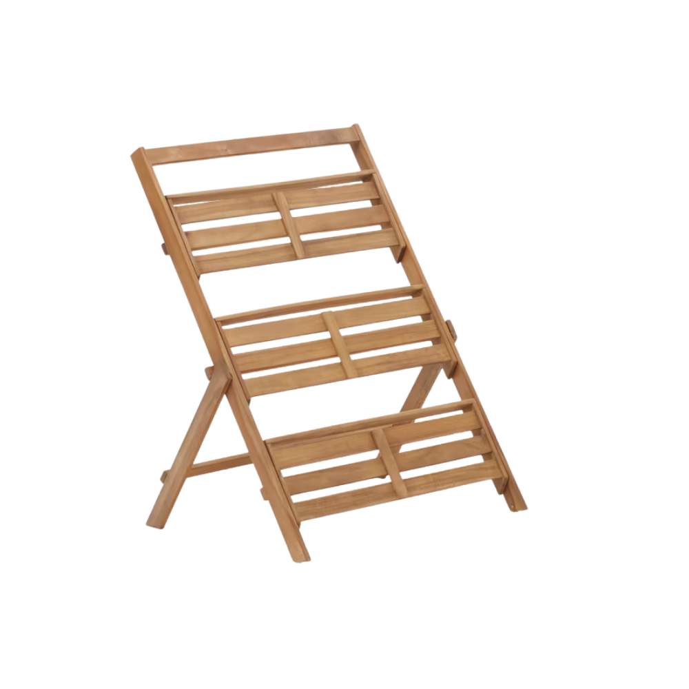 Kave Home Victora Outdoor Shelving Unit - Solid Acacia Wood, 70 x 85 cm, FSC 100%