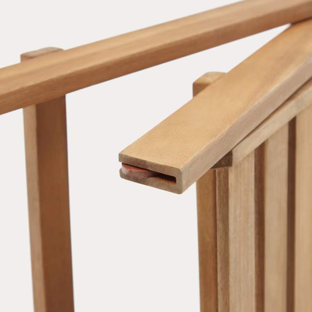 Kave Home Victora Outdoor Shelving Unit - Solid Acacia Wood, 70 x 85 cm, FSC 100%