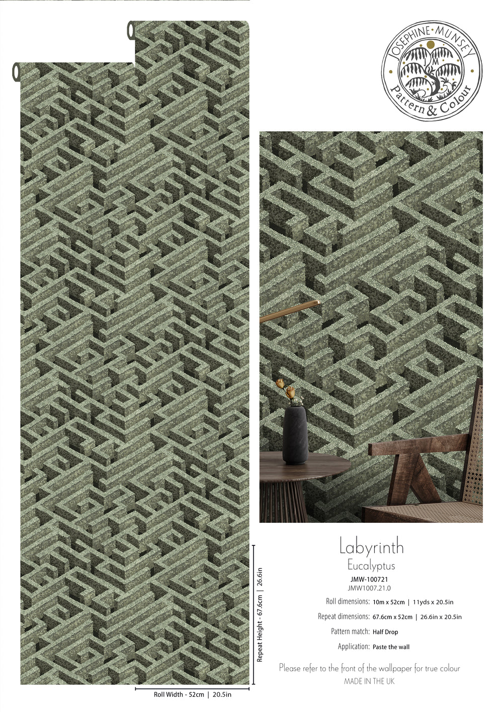 Labyrinth Wallpaper-Beaumonde