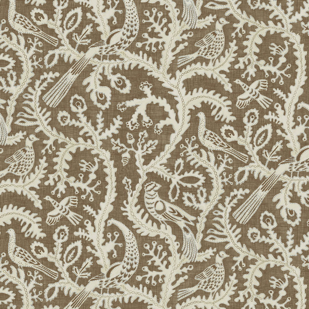 Stitched Birds Wallpaper-Beaumonde