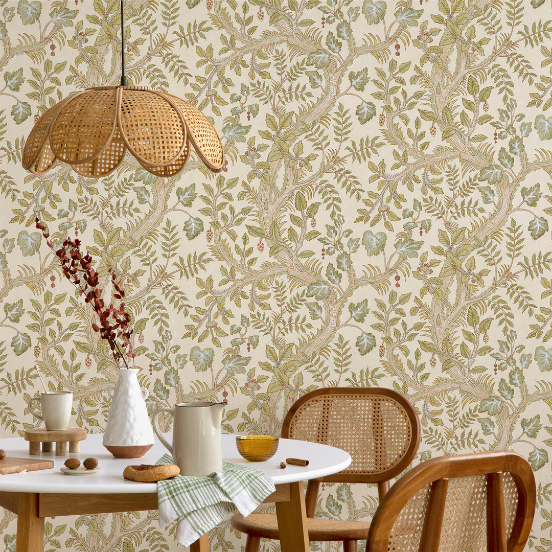 Hedgerow Wallpaper-Beaumonde