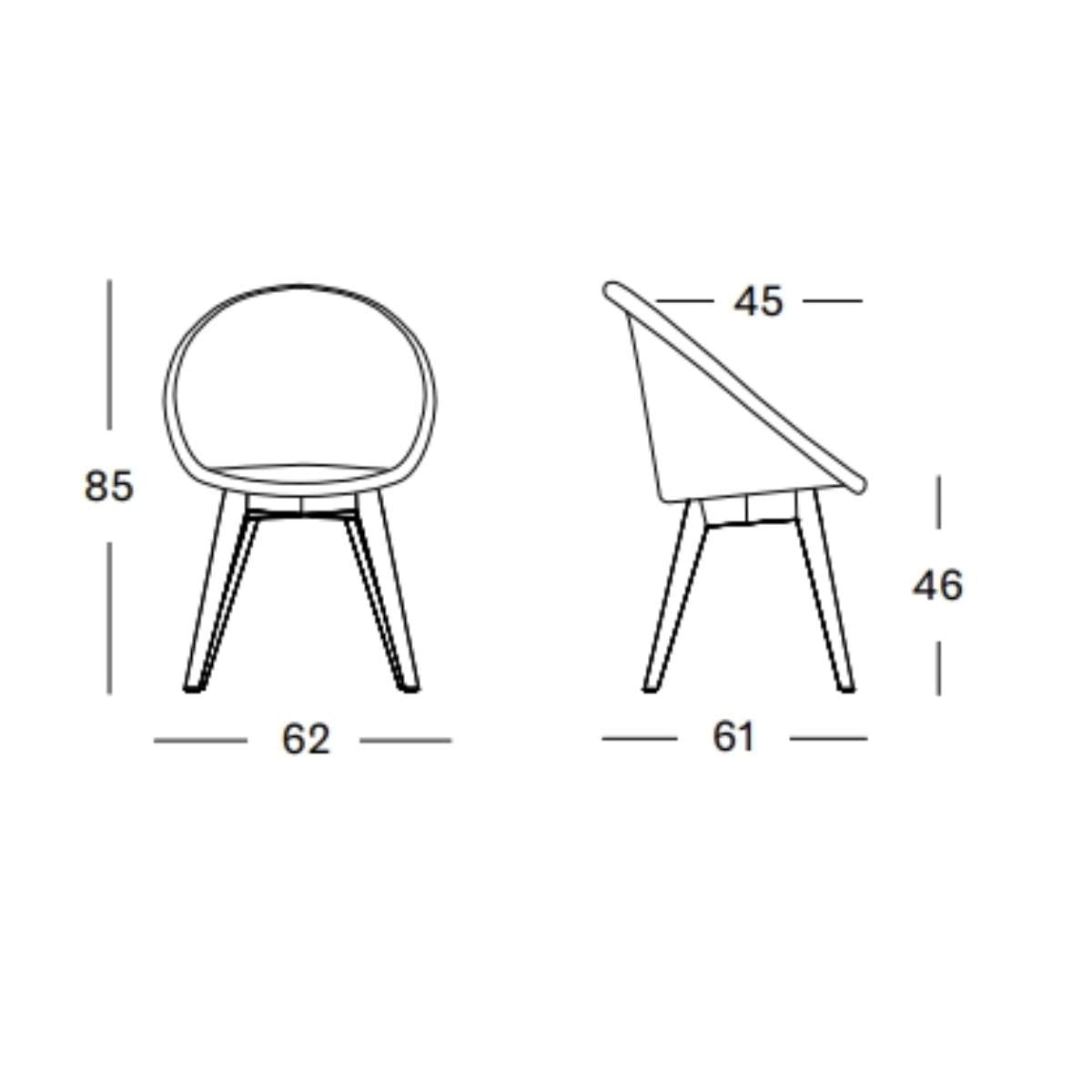 Vincent Shepherd Jack Dining Chair with Oak Legs