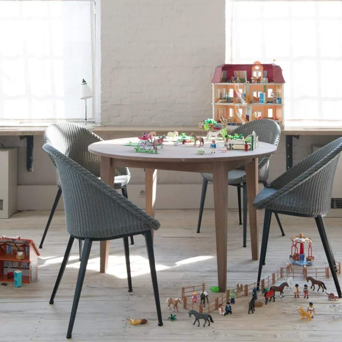 Vincent Shepherd Jack Dining Chair with Steel Base