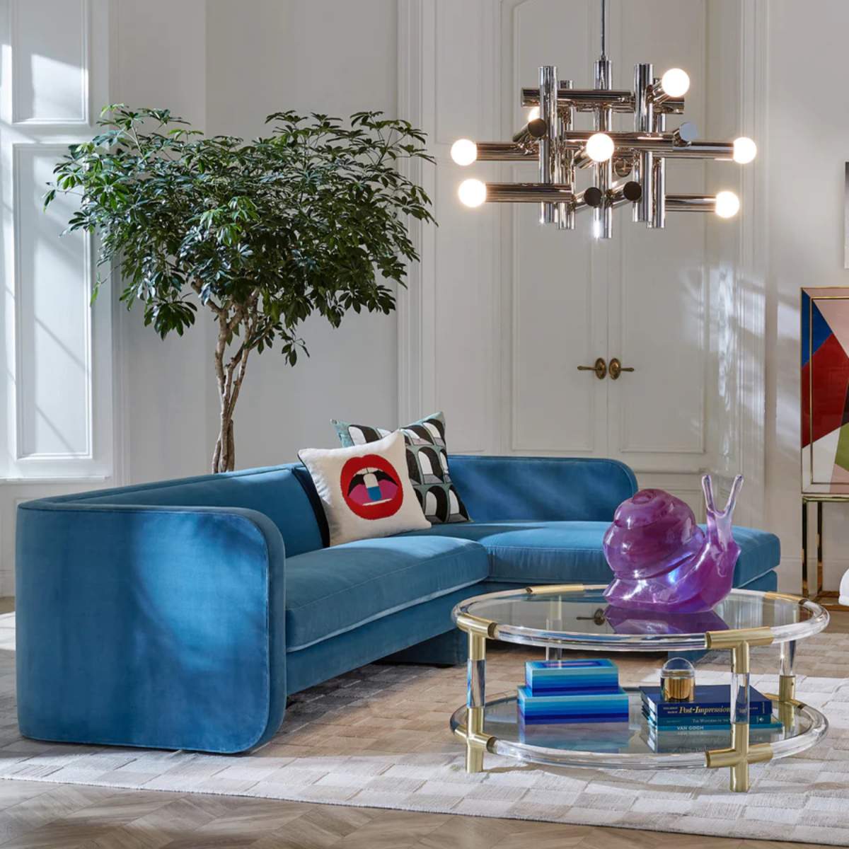 Jonathan Adler Jacques Round Cocktail Table