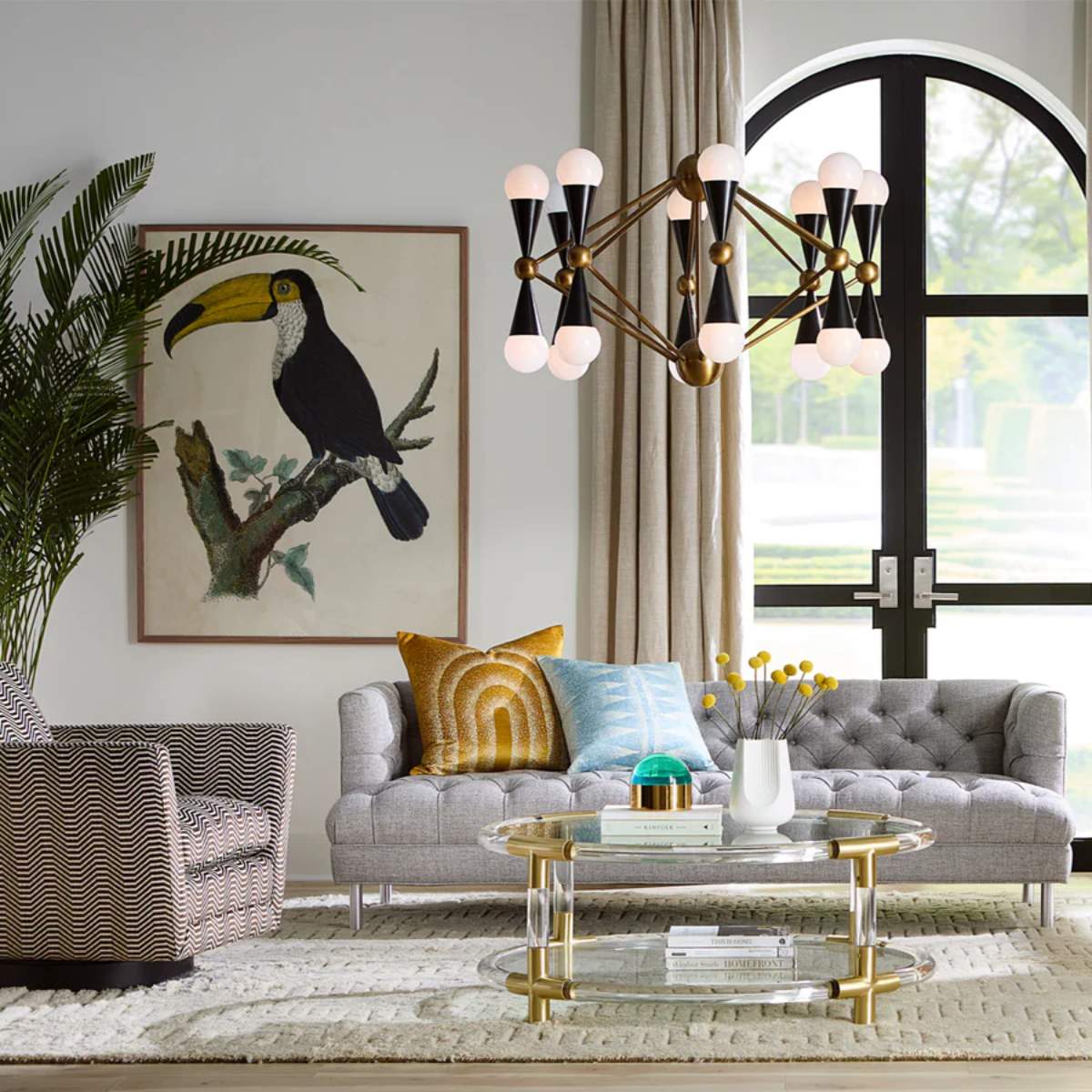 Jonathan Adler Jacques Round Cocktail Table