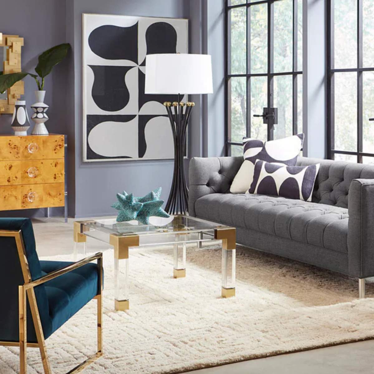 Jonathan Adler Jacques Two-Tier Accent Table