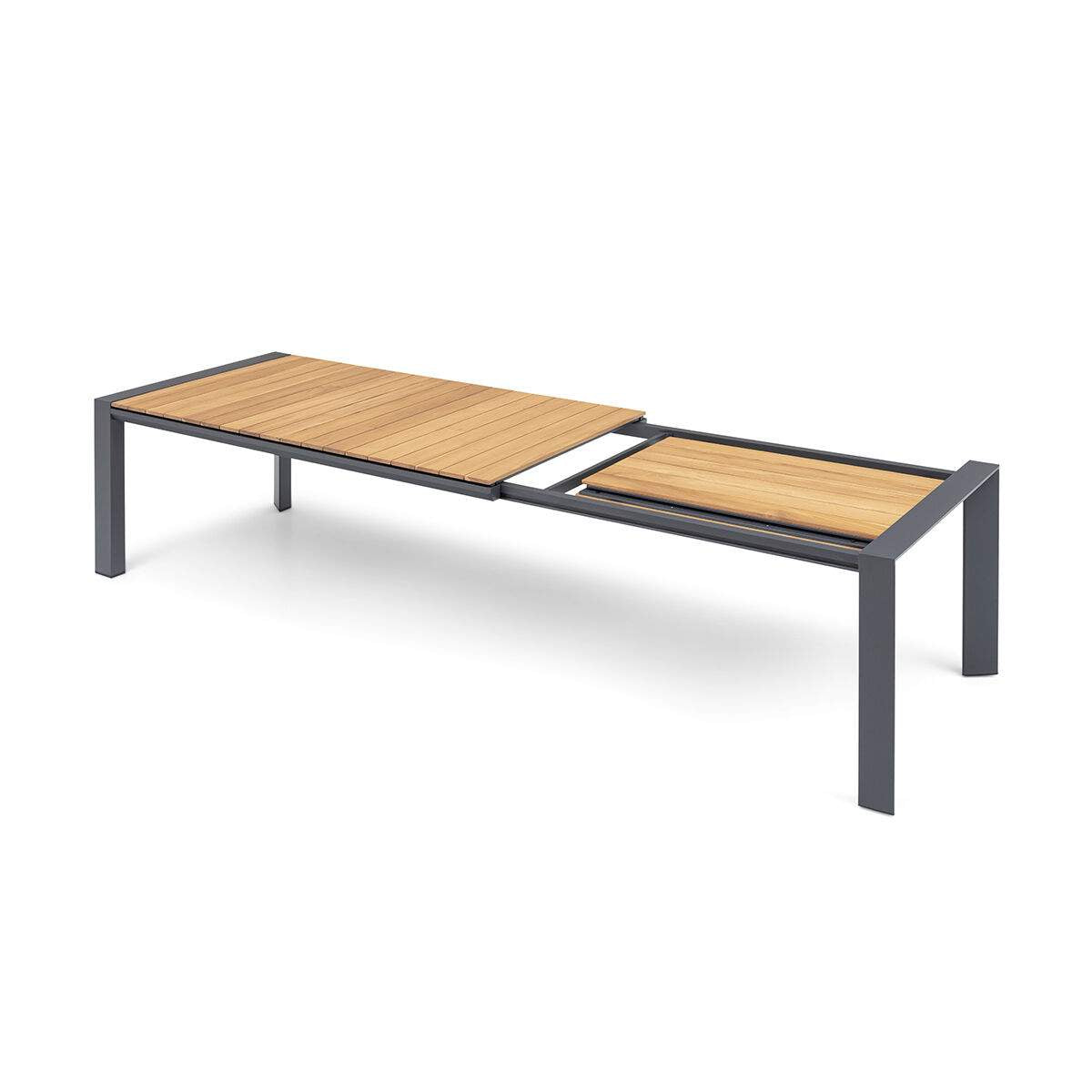 Maze - Jakarta 6 - 10 Seat Rectangular Extending Teak Dining Table